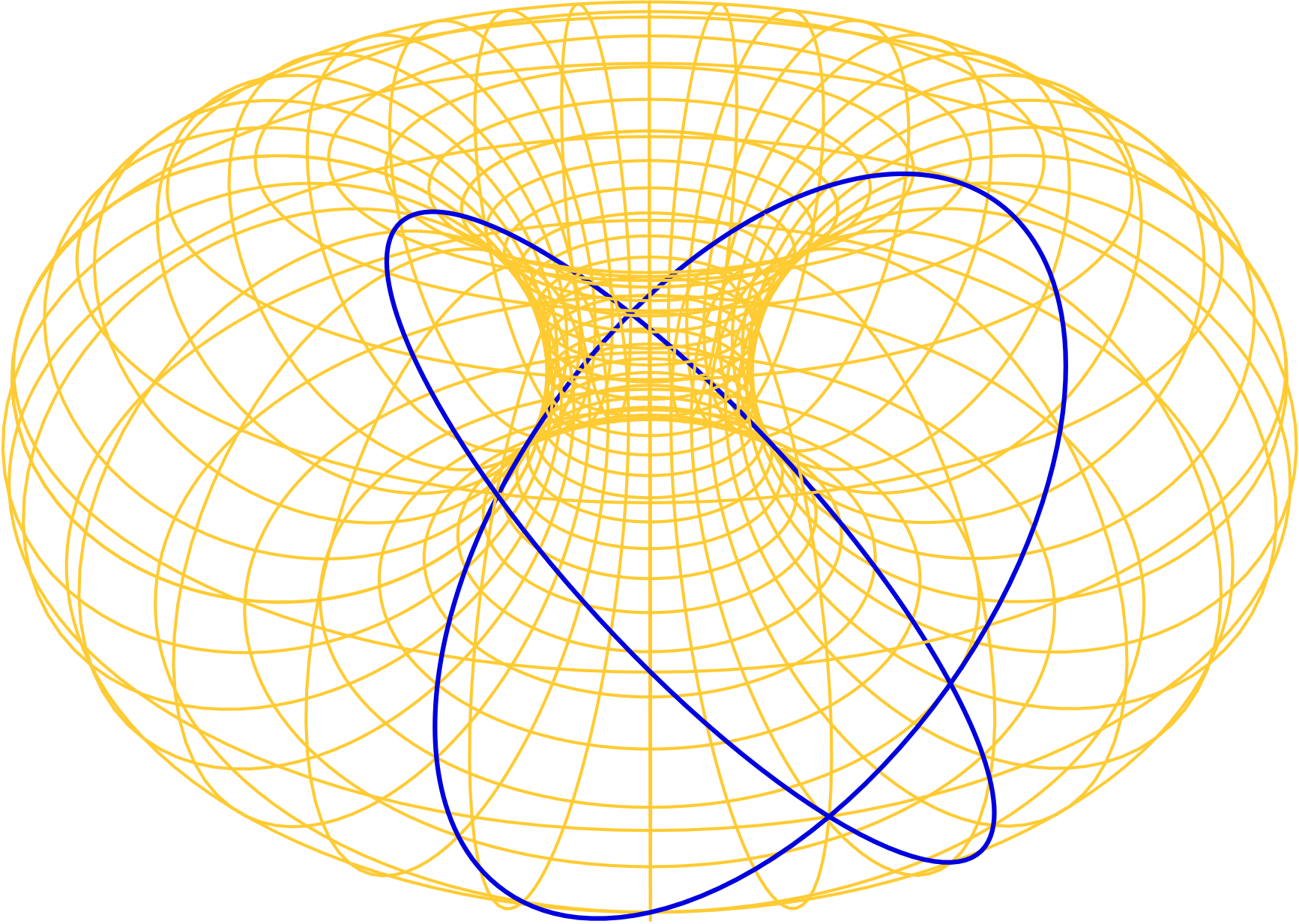 A pair of Vilarceau circles of slop 1 and -1