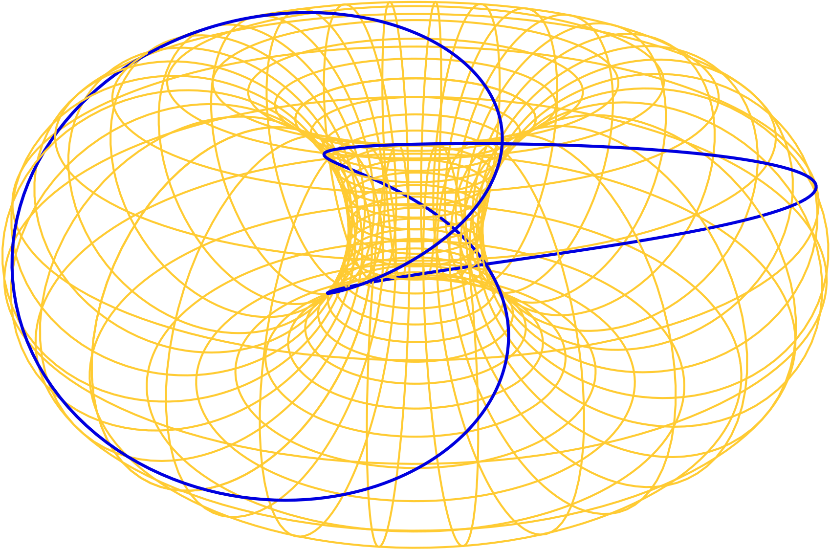 Intimo: A trefoil knot of slope 2/3